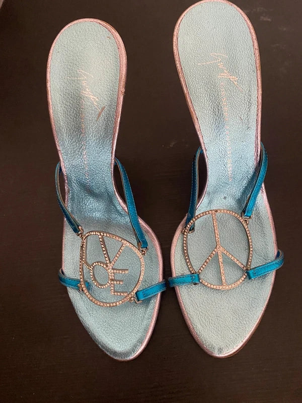 Giuseppe Zanotti Peace Harmony Love Sandals Eu -37
