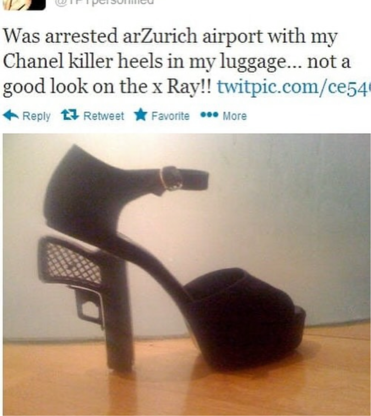 Chanel Miami Vice heel