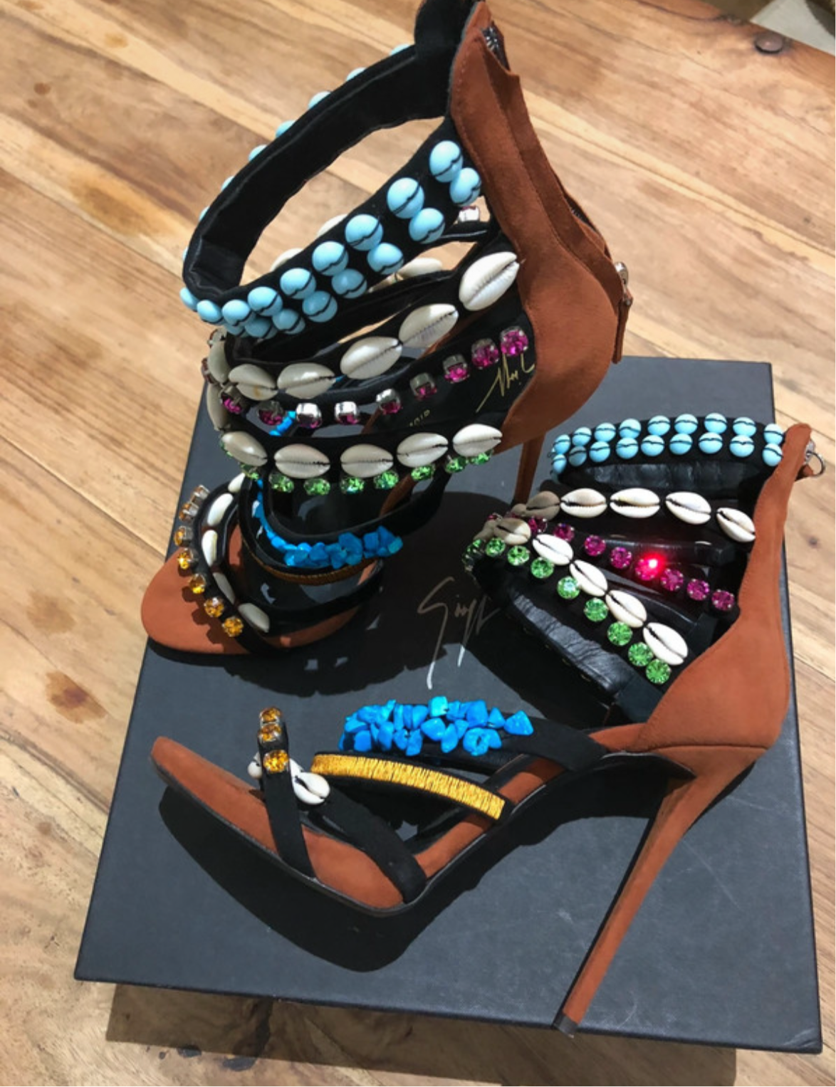 Giuseppe Zanotti beaded heels