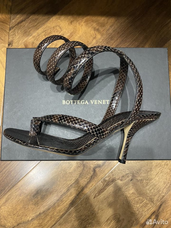 Bottega Veneta Python sandal