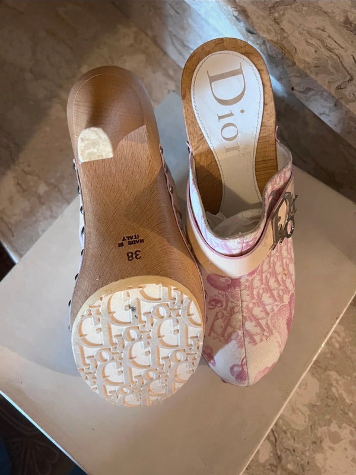 Christian Dior Diorissimo Clogs - Eu 38