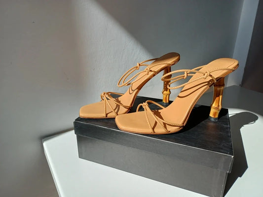 GUCCI Tom Ford Collection Bamboo Nude - Eu 39