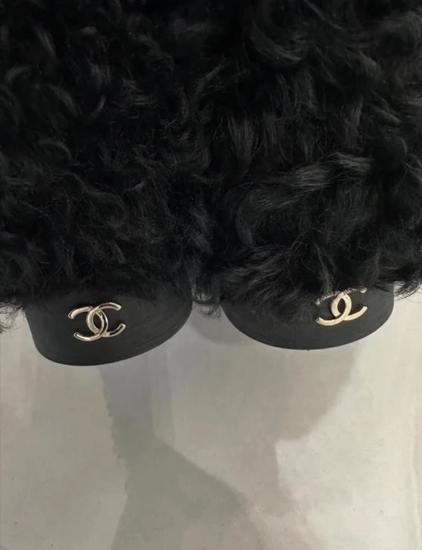 Chanel Shearling Boots- Eu 39