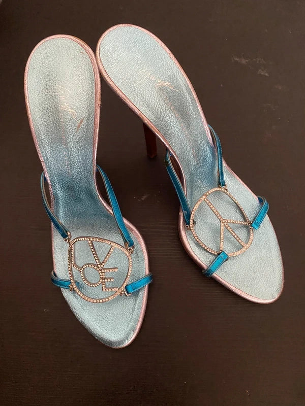 Giuseppe Zanotti Peace Harmony Love Sandals Eu -37