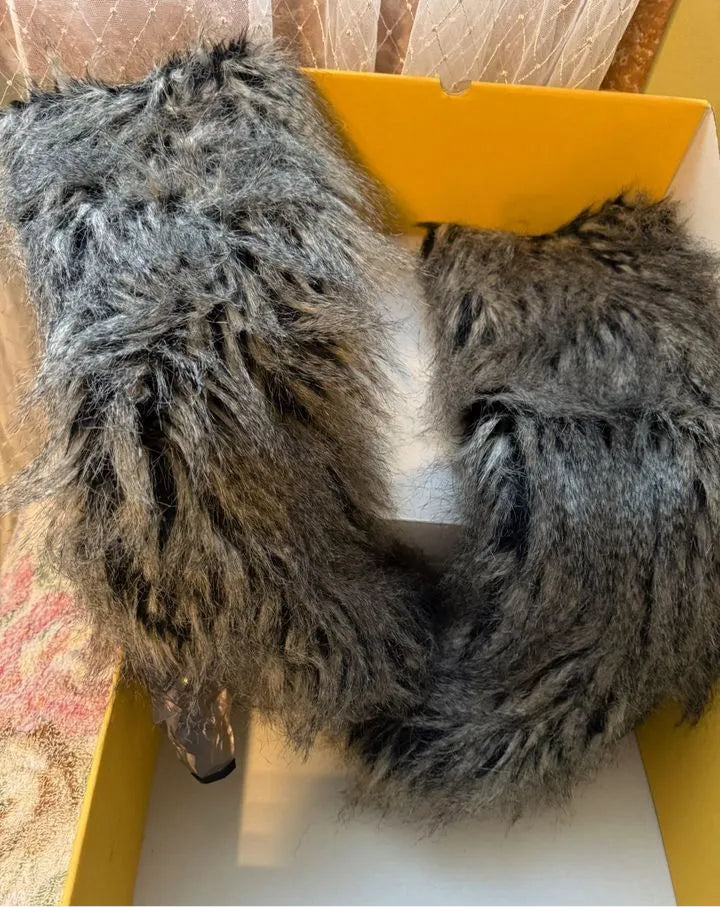 Chanel Fur Eskimo Boots