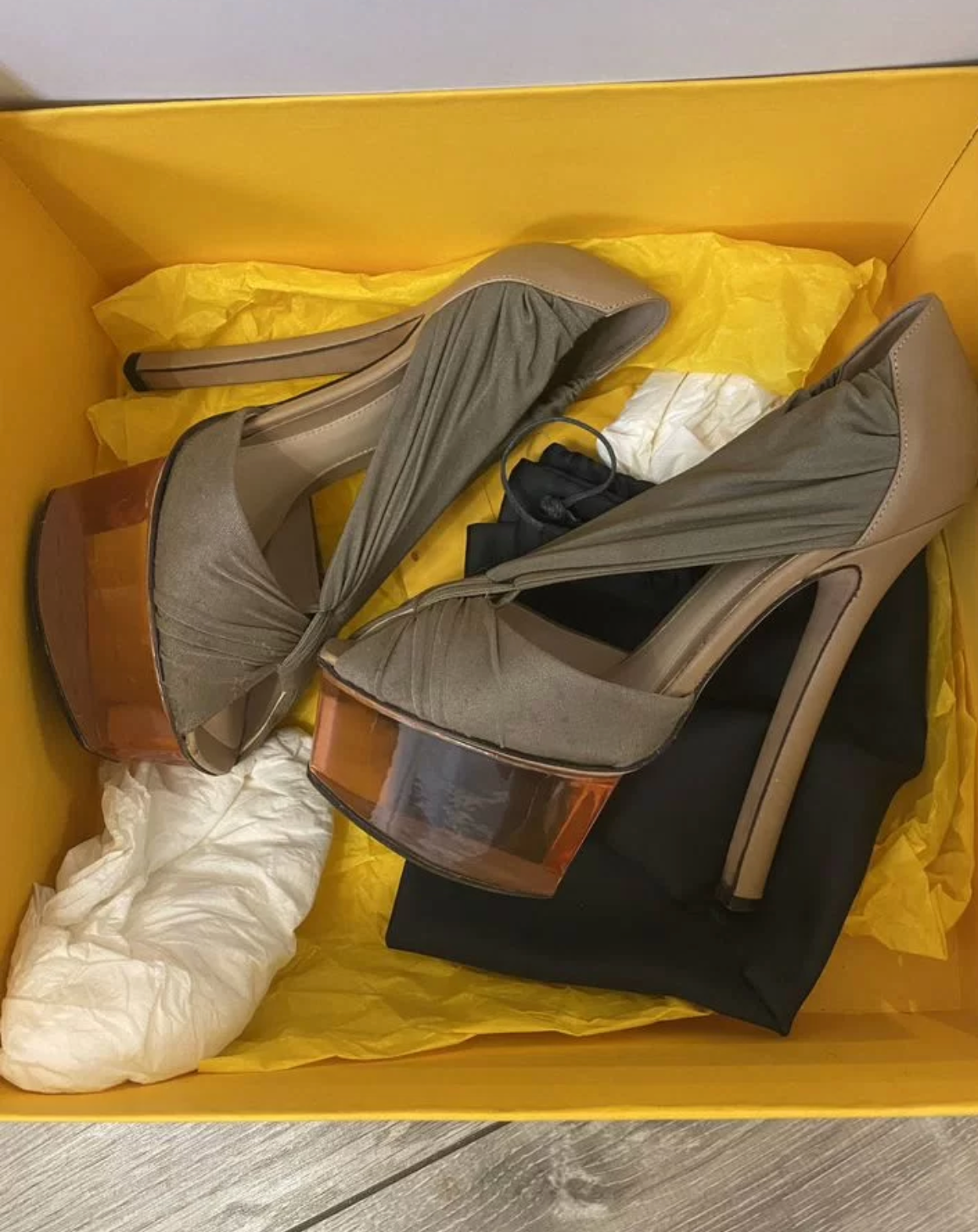 Fendi Cinderella heels