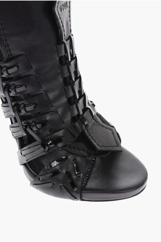Dsquared2 'Twins Braid' Stiletto Sandals Eu-38