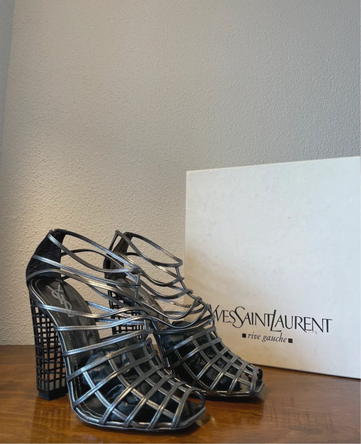 Yves Saint Laurent (YSL) Cage Boots