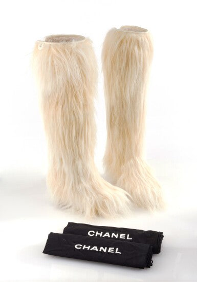 Chanel 2010 Fur Boot