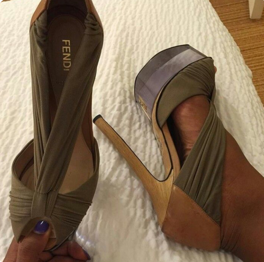 Fendi Cinderella heels