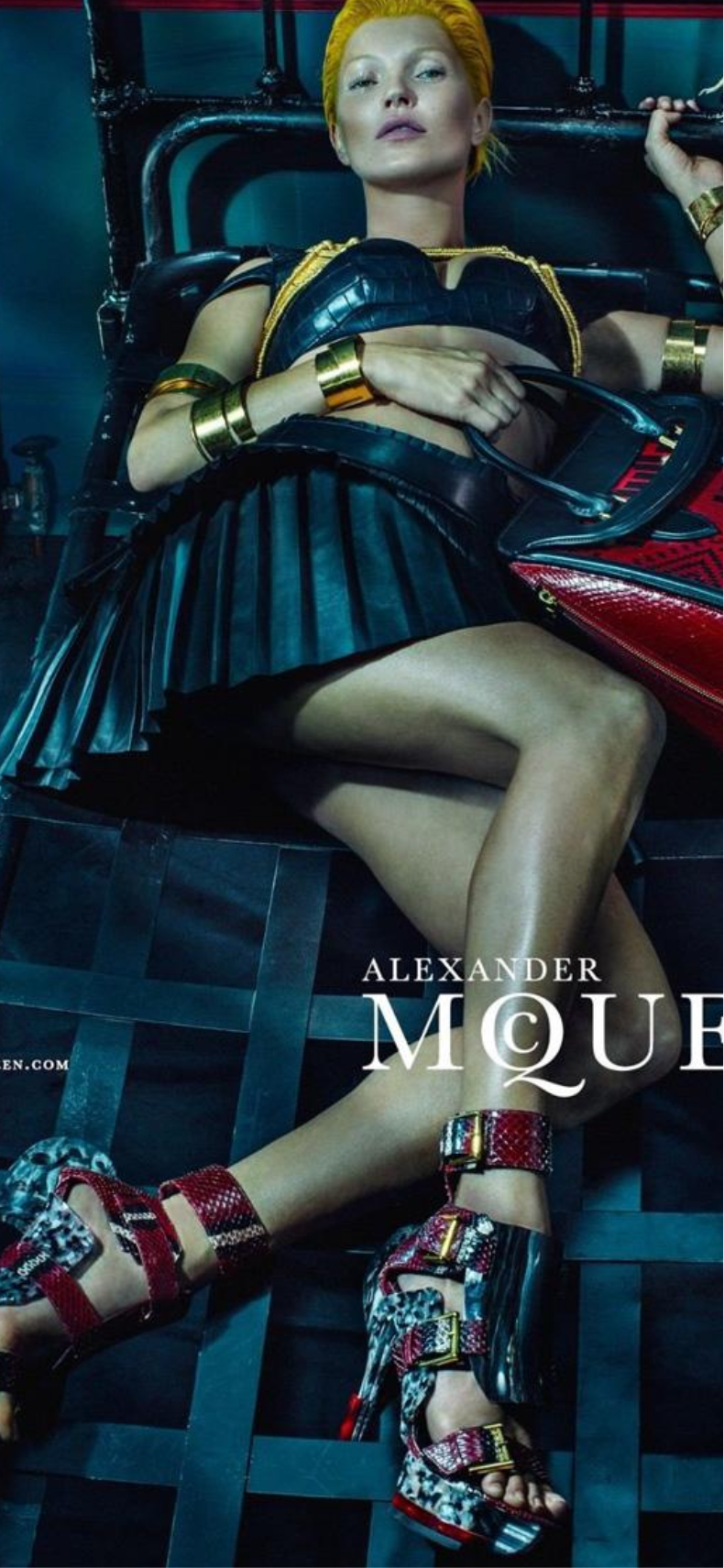 Alexander McQueen Python heel