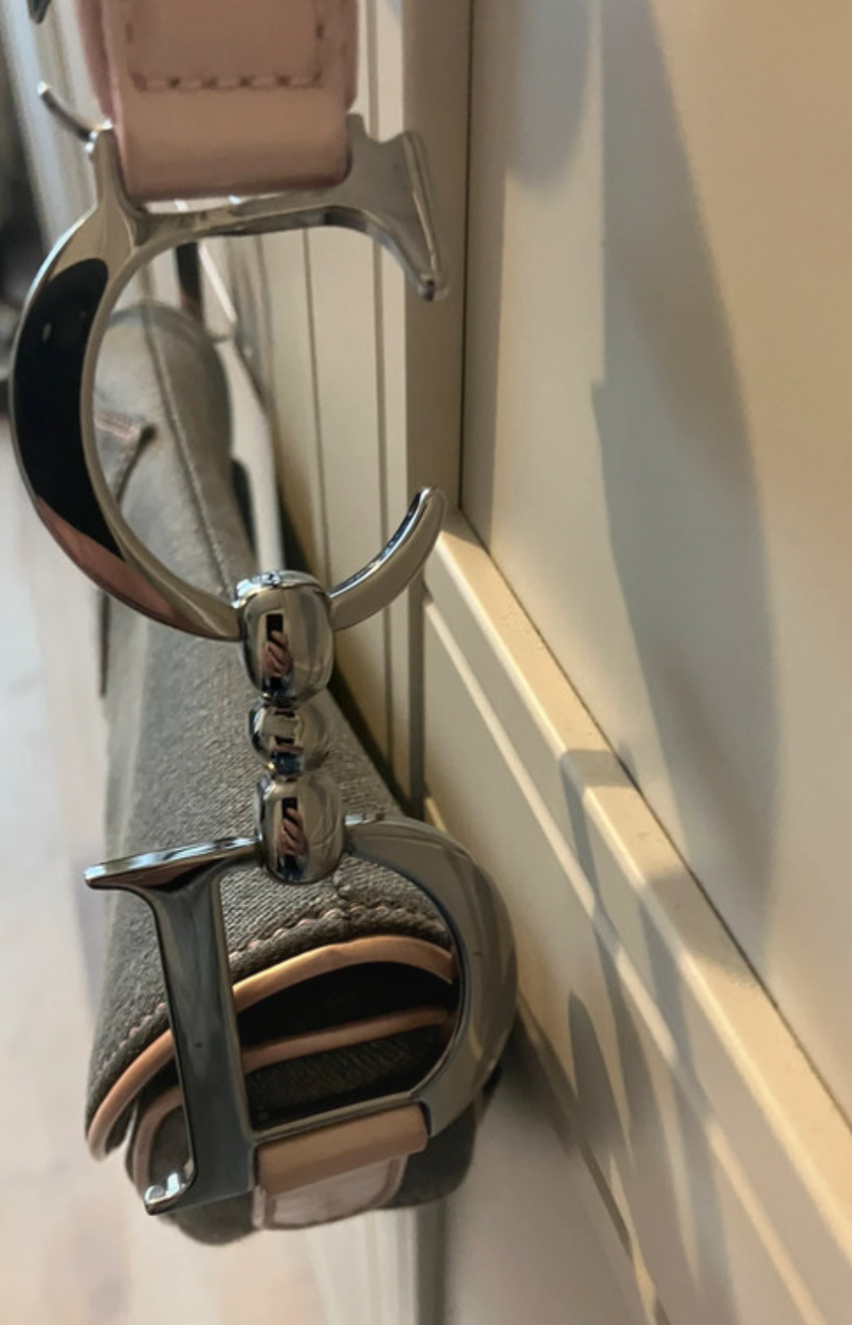 Dior Denim Saddle Bag