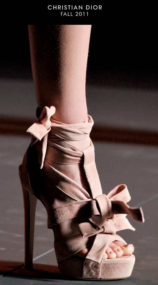 Dior lace-up bow platforms Heels Eu-40