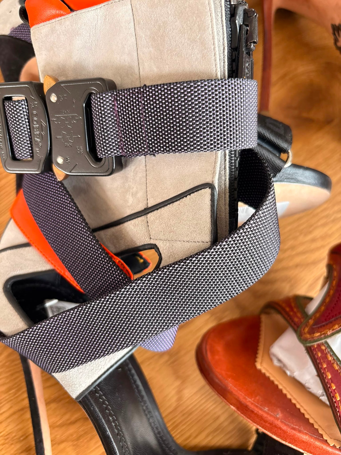 Dsquared2 buckle heel sandals