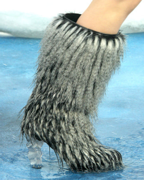 Chanel Fur Eskimo Boots
