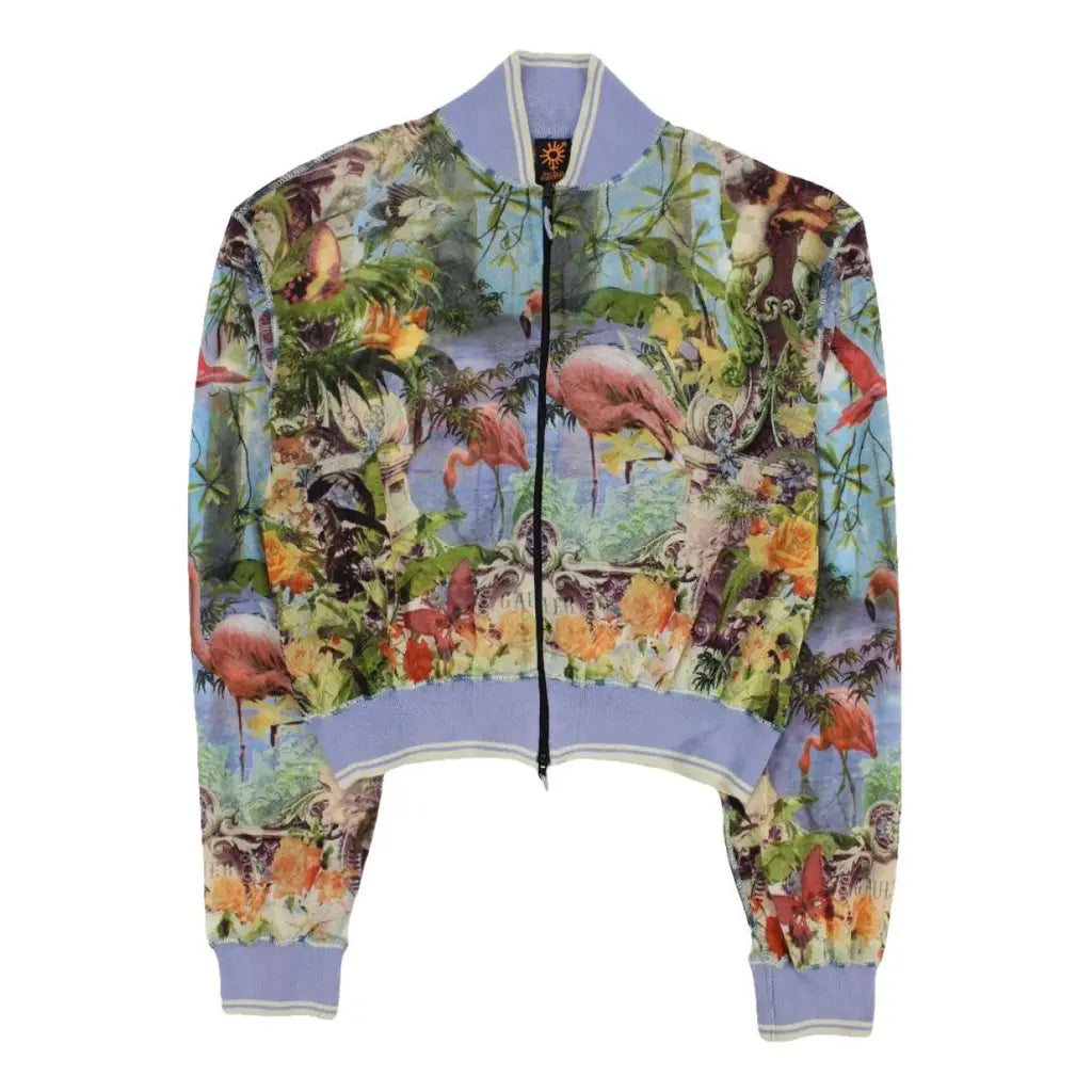 Jean Paul Gaultier Cropped Mesh Jacket - Small