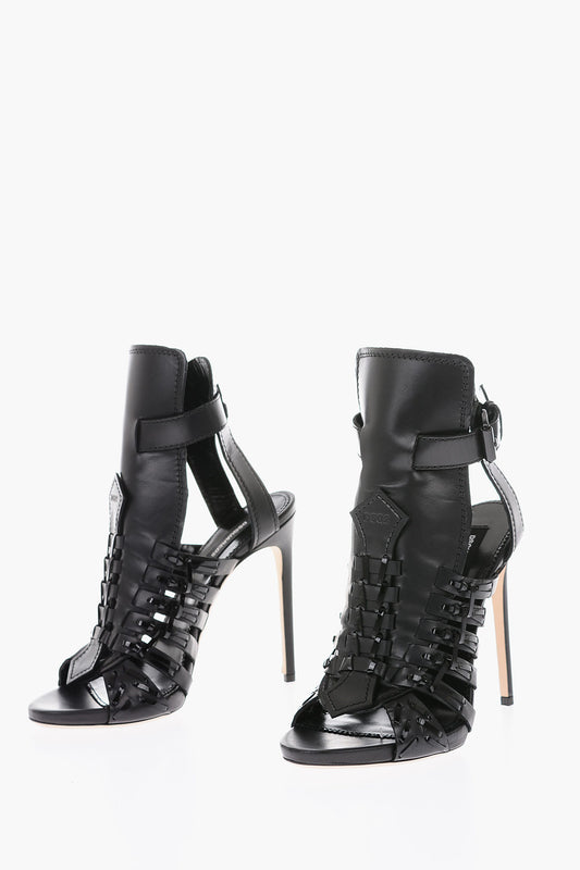 Dsquared2 'Twins Braid' Stiletto Sandals Eu-38